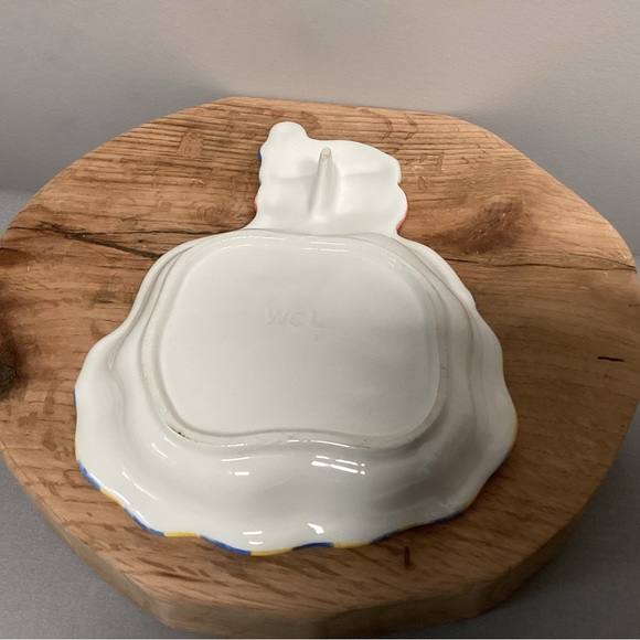 🟡 “3/$15” - WCL Christmas Snowman - Ceramic crafted Candy Bowl / Serving Dish - Picture 5 of 11